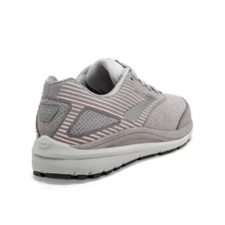 BROOKS Women's Addiction Walker Suede Walking Shoe - Alloy/Oyster/Peach- Regular (B) -Nike Store 120308 007 H Addiction Walker Suede