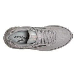 BROOKS Women's Addiction Walker Suede Walking Shoe - Alloy/Oyster/Peach- Regular (B) -Nike Store 120308 007 O Addiction Walker Suede
