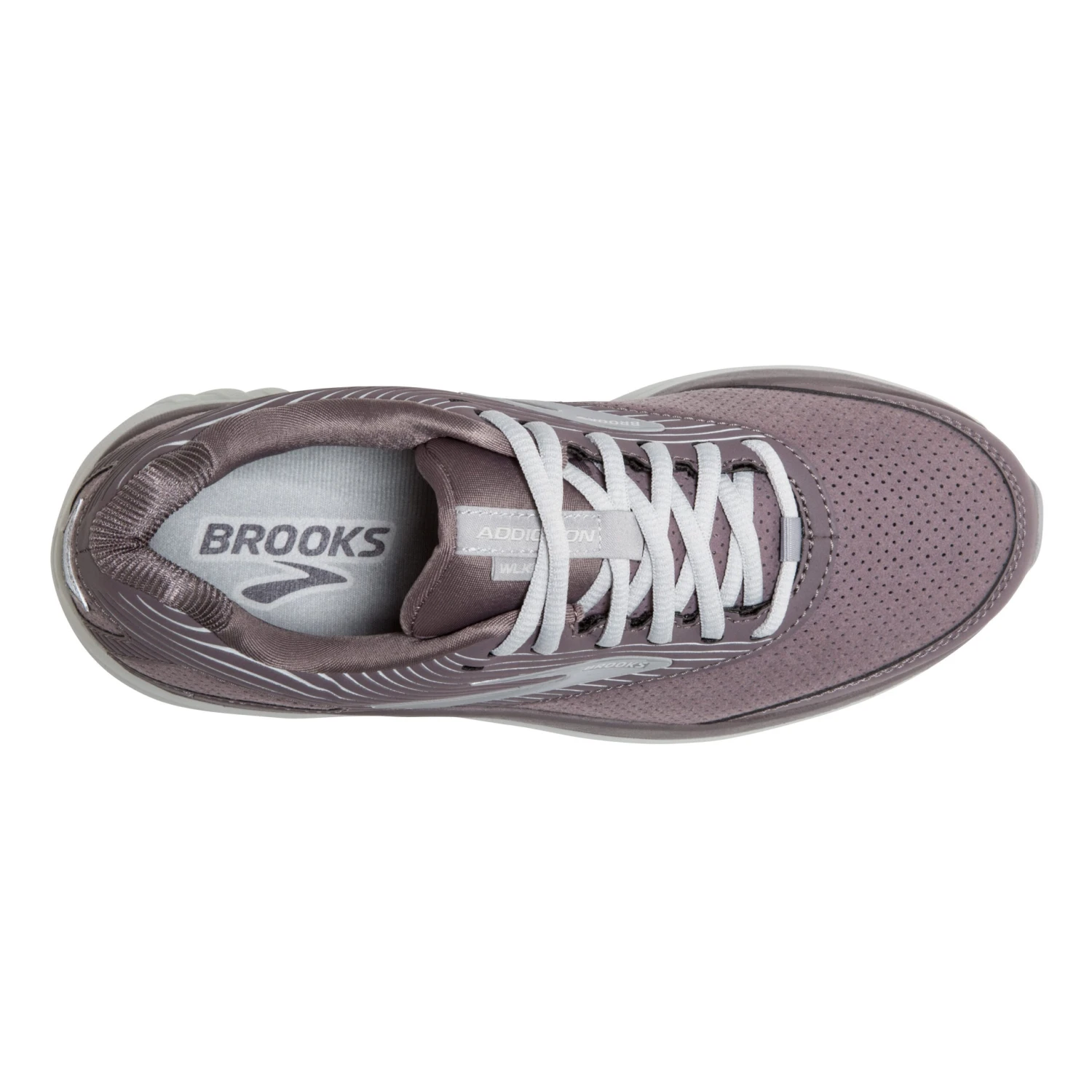 BROOKS Women's Addiction Walker Suede Walking Shoe - Shark/Alloy/Oyster - Wide (D) 5 BROOKS Women's Addiction Walker Suede Walking Shoe - Shark/Alloy/Oyster - Wide (D) - Image 5
