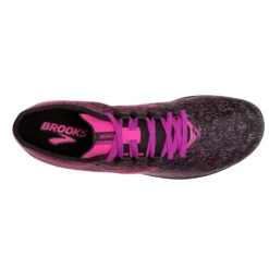 BROOKS Women's Mach 19 Track Spike - Black/Hollyhock/Pink- Regular (B) -Nike Store 120311 063 O Mach 19 scaled