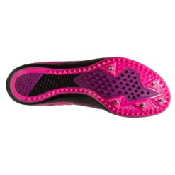 BROOKS Women's Mach 19 Track Spike - Black/Hollyhock/Pink- Regular (B) -Nike Store 120311 063 S Mach 19 scaled