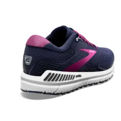 BROOKS Women's Ariel 20 Running Shoe- Peacoat/Vivid Viola/White - Wide (D) -Nike Store 120315 491 H Ariel 20 1