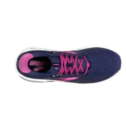 BROOKS Women's Ariel 20 Running Shoe- Peacoat/Vivid Viola/White - Wide (D) -Nike Store 120315 491 O Ariel 20 1