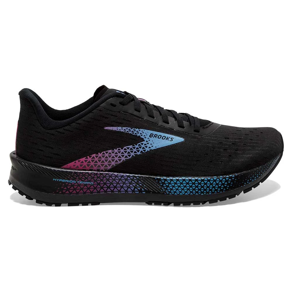 BROOKS Women's Hyperion Tempo Running Shoe - Black/Blissful Blue/Fuchsia - Regular (B) 1 BROOKS Women's Hyperion Tempo Running Shoe - Black/Blissful Blue/Fuchsia - Regular (B)