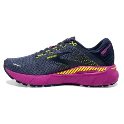BROOKS Women's Adrenaline GTS 22 Running Shoe- Nightshadow/Viola/Nightlife- Regular (B) -Nike Store 120353 490 M Adrenaline GTS 22