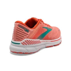 BROOKS Women's Adrenaline GTS 22 Running Shoe- Coral/Latigo Bay/White- Regular (B) -Nike Store 120353 680 H Adrenaline GTS 22