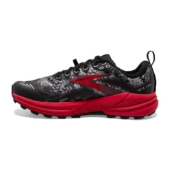 BROOKS Women's Cascadia 16 Trail Shoe - Black/Grey/Red- Regular (B) 8 BROOKS Women's Cascadia 16 Trail Shoe - Black/Grey/Red- Regular (B) -Nike Store 120363 008 M Cascadia 16