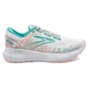 BROOKS Women's Glycerin 20 Running Shoe- Oyster/Latigo Bay/Coral - Wide (D)