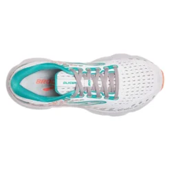 BROOKS Women's Glycerin 20 Running Shoe- Oyster/Latigo Bay/Coral - Wide (D) -Nike Store 120369 061 O Glycerin 20