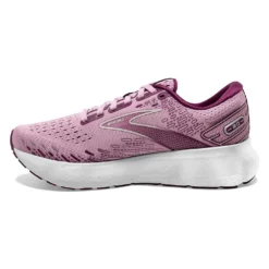 BROOKS Women's Glycerin 20 Running Shoe - Mauve/Grape Wine/Grey - Regular (B) -Nike Store 120369 577 M Glycerin 20