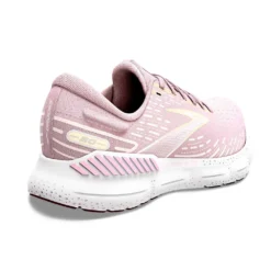 BROOKS Women's Glycerin GTS 20 Running Shoe- Pink/Yellow/White- Regular (B) -Nike Store 120370 656 H Glycerin GTS 20
