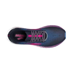 BROOKS Women's Hyperion Max Running Shoe - Peacoat/Marina Blue/Pink Glo - Regular (B) -Nike Store 120377 441 O Hyperion Max