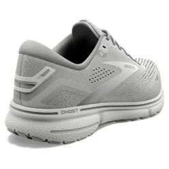 BROOKS Women's Ghost 15 Running Shoe - Oyster/Alloy/White - Regular (B) -Nike Store 120380 112 H Ghost 15