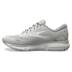 BROOKS Women's Ghost 15 Running Shoe - Oyster/Alloy/White - Regular (B) -Nike Store 120380 112 M Ghost 15