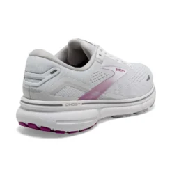 BROOKS Women's Ghost 15 - White/Oyster/Viola -Nike Store 120380 195 H Ghost 15
