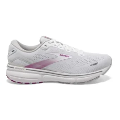 BROOKS Women's Ghost 15 - White/Oyster/Viola