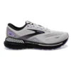 BROOKS Women's Adrenaline GTS 23 Running Shoe - Grey/Black/Purple- Regular (B)