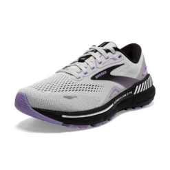BROOKS Women's Adrenaline GTS 23 Running Shoe - Grey/Black/Purple- Regular (B) -Nike Store 120381 039 Z Adrenaline GTS 23 1