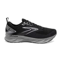 BROOKS Women's Levitate 6 Running Shoe- Black/Ebony/White- Regular (B)