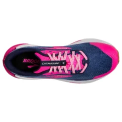 BROOKS Women's Catamount 2 Trail Running Shoe- Peacoat/Pink/Biscuit- Regular (B) -Nike Store 120388 425 O Catamount 2