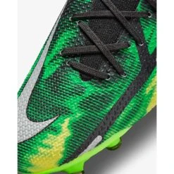 Nike Unisex Phantom GT2 Pro SW FG Soccer Shoe - Black/MTLC Platinum Green-Regular (D) -Nike Store 1e690848 63b4 43cd 830d 6f7ab46819c3