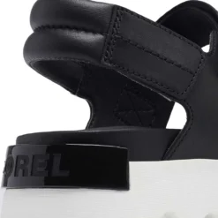 Sorel Women's Viibe Sandal - Black/Sea Salt- Regular (B) -Nike Store 2030511 010 d