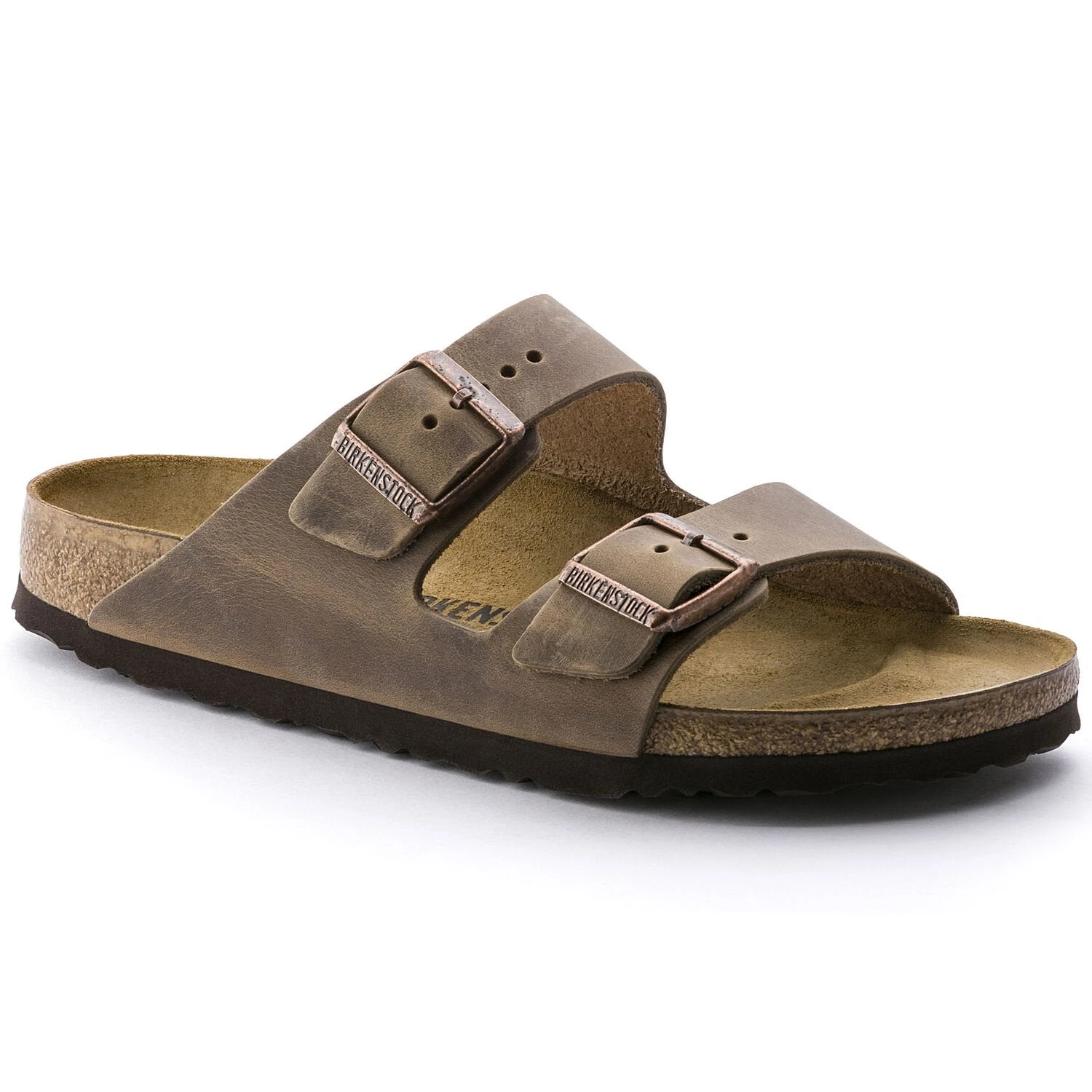 Birkenstock Arizona Cork Tobacco Brown Oiled Leather Sandal- Regular/Wide 1 Birkenstock Arizona Cork Tobacco Brown Oiled Leather Sandal- Regular/Wide