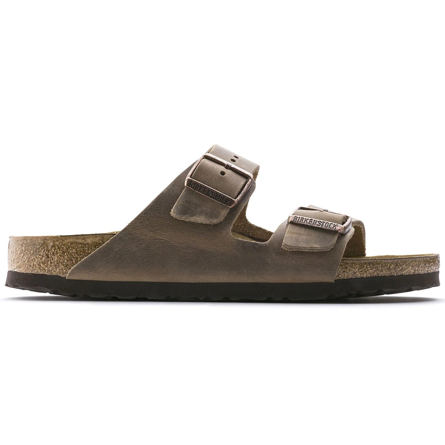 Birkenstock Arizona Cork Tobacco Brown Oiled Leather Sandal- Regular/Wide 2 Birkenstock Arizona Cork Tobacco Brown Oiled Leather Sandal- Regular/Wide - Image 2