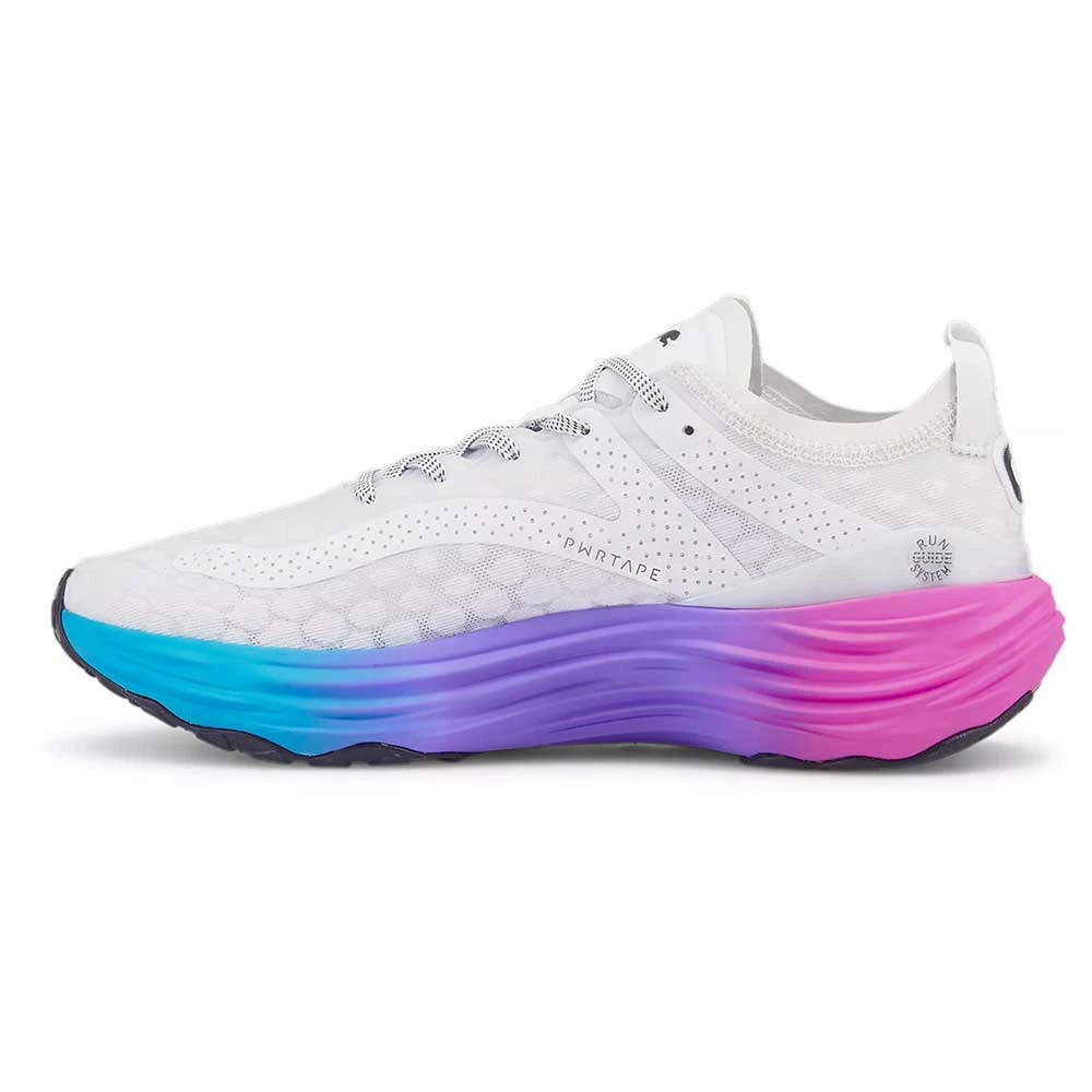Puma Men's ForeverRun Nitro Sunset Running Shoe - White/Luminous Blue/Electric Orchid- Regular (D) 2 Puma Men's ForeverRun Nitro Sunset Running Shoe - White/Luminous Blue/Electric Orchid- Regular (D) - Image 2