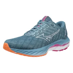 Mizuno Women's Wave Inspire 19 Running Shoe- Provincial Blue/White- Regular (B) -Nike Store 411398 5B00 07