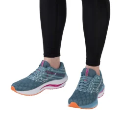 Mizuno Women's Wave Inspire 19 Running Shoe- Provincial Blue/White- Regular (B) -Nike Store 411398 5B00 10