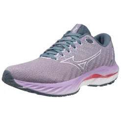 Mizuno Women's Wave Inspire 19 Running Shoe- Wisteria/China Blue- Regular (B) -Nike Store 411398 6BCL 07