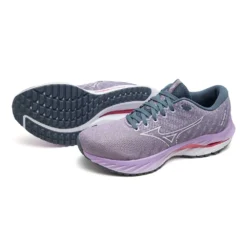 Mizuno Women's Wave Inspire 19 Running Shoe- Wisteria/China Blue- Regular (B) -Nike Store 411398 6BCL 99