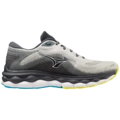 Mizuno Men's Wave Sky 7 Running Shoe - Pearl Blue/White - Regular (D)