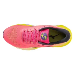 Mizuno Women's Wave Sky 7 Running Shoe - High/Vis Pink/Ombre Blue - Regular (B) -Nike Store 411413 1VRE 04