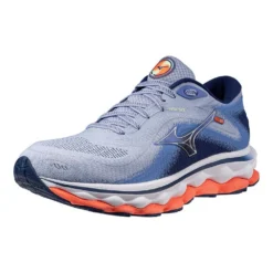 Mizuno Women's Wave Sky 7 Running Shoe - Blue Heron/Silver - Regular (B) -Nike Store 411413 6Q73 07