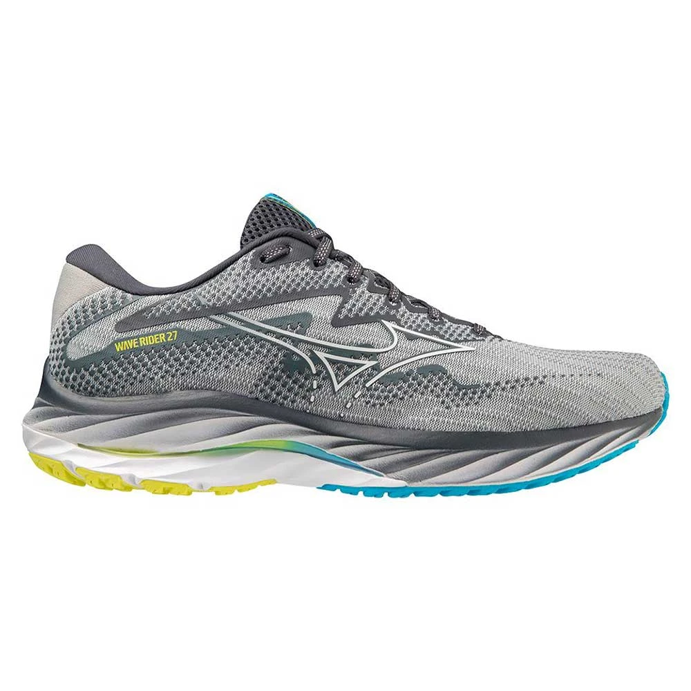 Mizuno Men's Wave Rider 27 Running Shoe - Pearl Blue/White - Regular (D) 5 Mizuno Men's Wave Rider 27 Running Shoe - Pearl Blue/White - Regular (D) - Image 5
