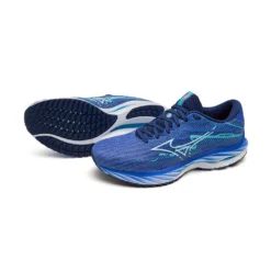 Mizuno Women's Wave Rider 27 Running Shoe - Ultramarine/White- Regular (B) -Nike Store 411418 UM00 11
