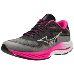 Mizuno Women's Project Zero Wave Rider 27 Running Shoe - Black/White- Regular (B) 9 Mizuno Women's Project Zero Wave Rider 27 Running Shoe - Black/White- Regular (B) -Nike Store 411424 9000 07