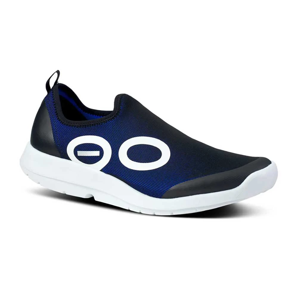 OOfos Men's OOmg Sport Shoe- White/Navy- Regular (D) 2 OOfos Men's OOmg Sport Shoe- White/Navy- Regular (D) - Image 2