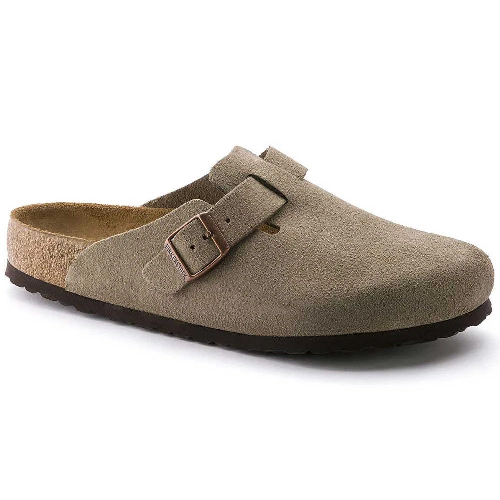 Birkenstock Boston Soft Footbed - Taupe - Medium/Narrow 1 Birkenstock Boston Soft Footbed - Taupe - Medium/Narrow