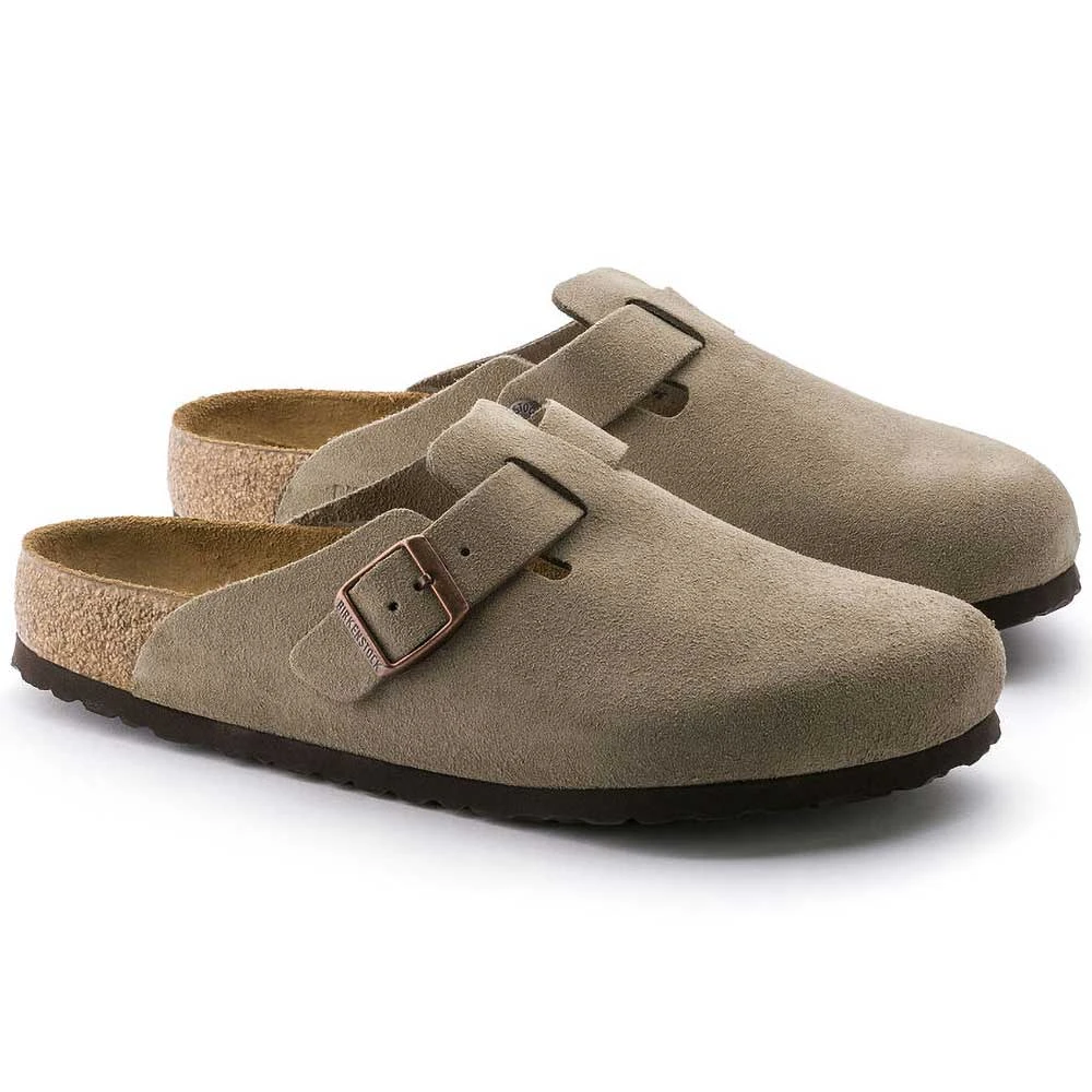 Birkenstock Boston Soft Footbed - Taupe - Medium/Narrow 4 Birkenstock Boston Soft Footbed - Taupe - Medium/Narrow - Image 4