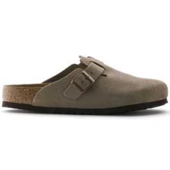 Birkenstock Boston Soft Footbed - Taupe - Medium/Narrow 10 Birkenstock Boston Soft Footbed - Taupe - Medium/Narrow -Nike Store 560771 side