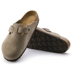 Birkenstock Boston Soft Footbed Taupe Suede- Regular/Wide -Nike Store 560771 sole bost tau