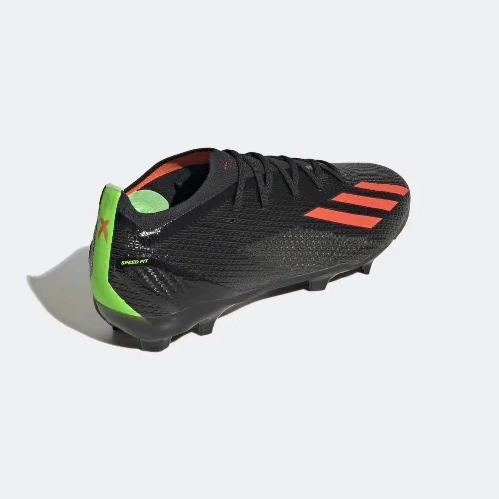 ADIDAS Unisex X SpeedPortal 2 FG Soccer Shoe - Core Black/Solar Red/Solar Green 4 ADIDAS Unisex X SpeedPortal 2 FG Soccer Shoe - Core Black/Solar Red/Solar Green - Image 4