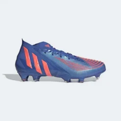 ADIDAS Unisex Predator Edge .1 FG Soccer Shoe - Hi-Res Blue/Turbo/Hi-Res Blue - Regular (D)
