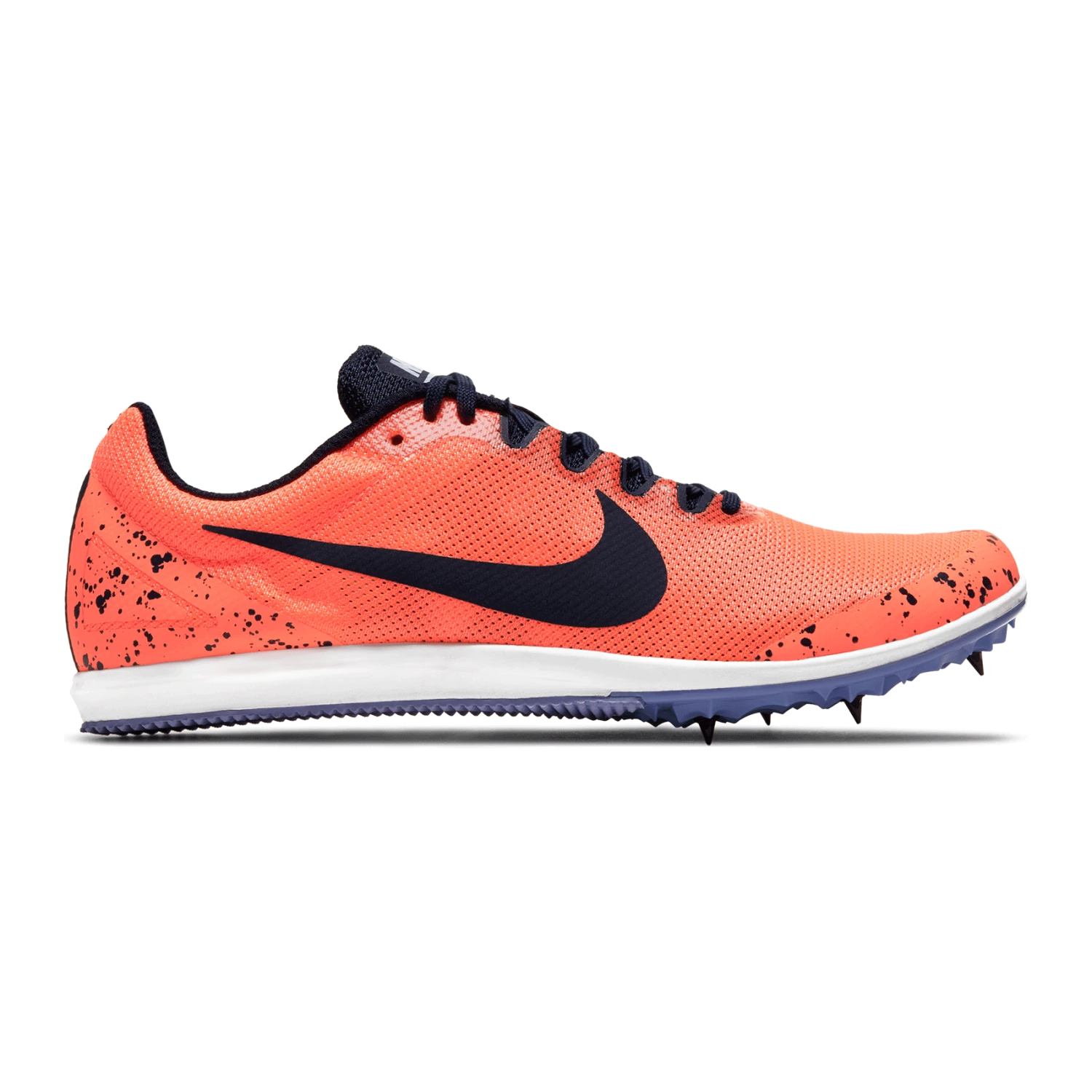 Nike Unisex Zoom Rival D 10 Track Spike - Bright Mango/Blackened Blue/Purple Pulse-Regular (D) 1 Nike Unisex Zoom Rival D 10 Track Spike - Bright Mango/Blackened Blue/Purple Pulse-Regular (D)