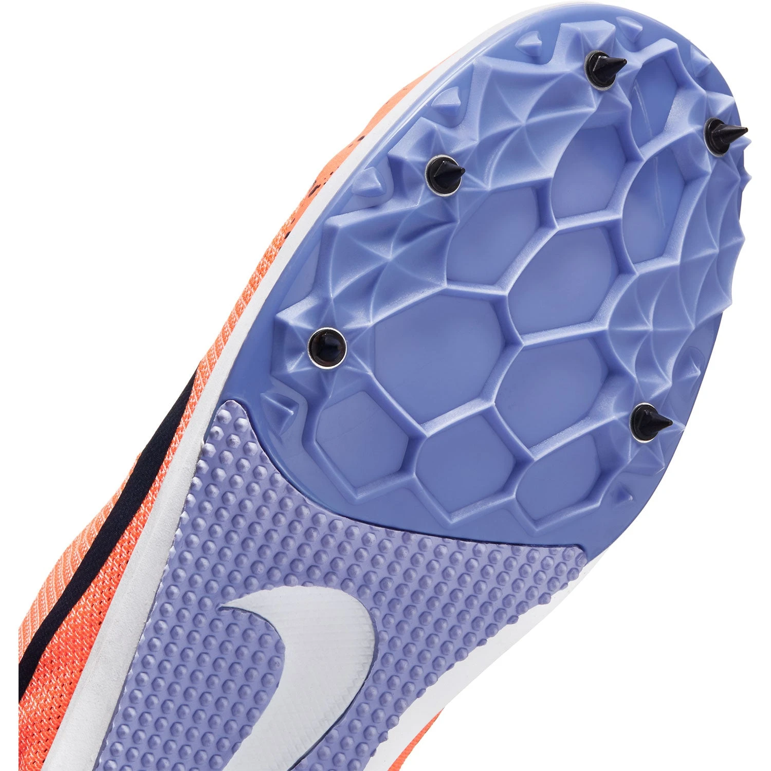 Nike Unisex Zoom Rival D 10 Track Spike - Bright Mango/Blackened Blue/Purple Pulse-Regular (D) 7 Nike Unisex Zoom Rival D 10 Track Spike - Bright Mango/Blackened Blue/Purple Pulse-Regular (D) - Image 7