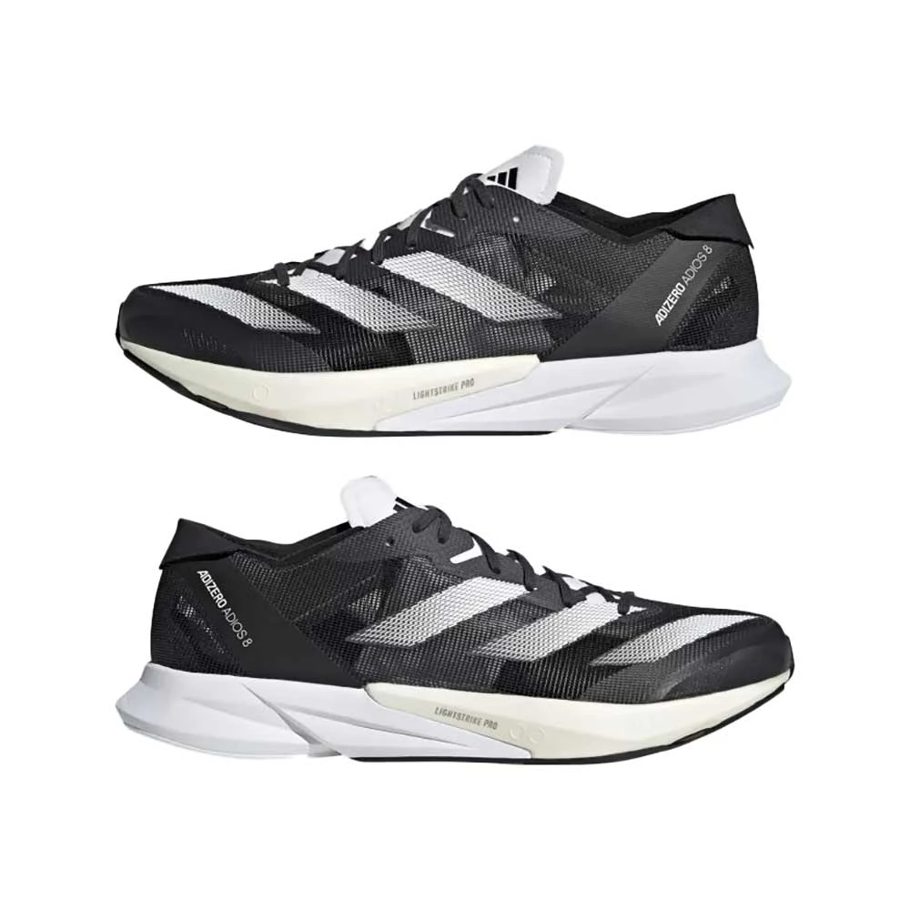 ADIDAS Men'sAdizero Adios 8 Running Shoe - Carbon/FTW White/Cblack - Regular (D) 5 ADIDAS Men'sAdizero Adios 8 Running Shoe - Carbon/FTW White/Cblack - Regular (D) - Image 5