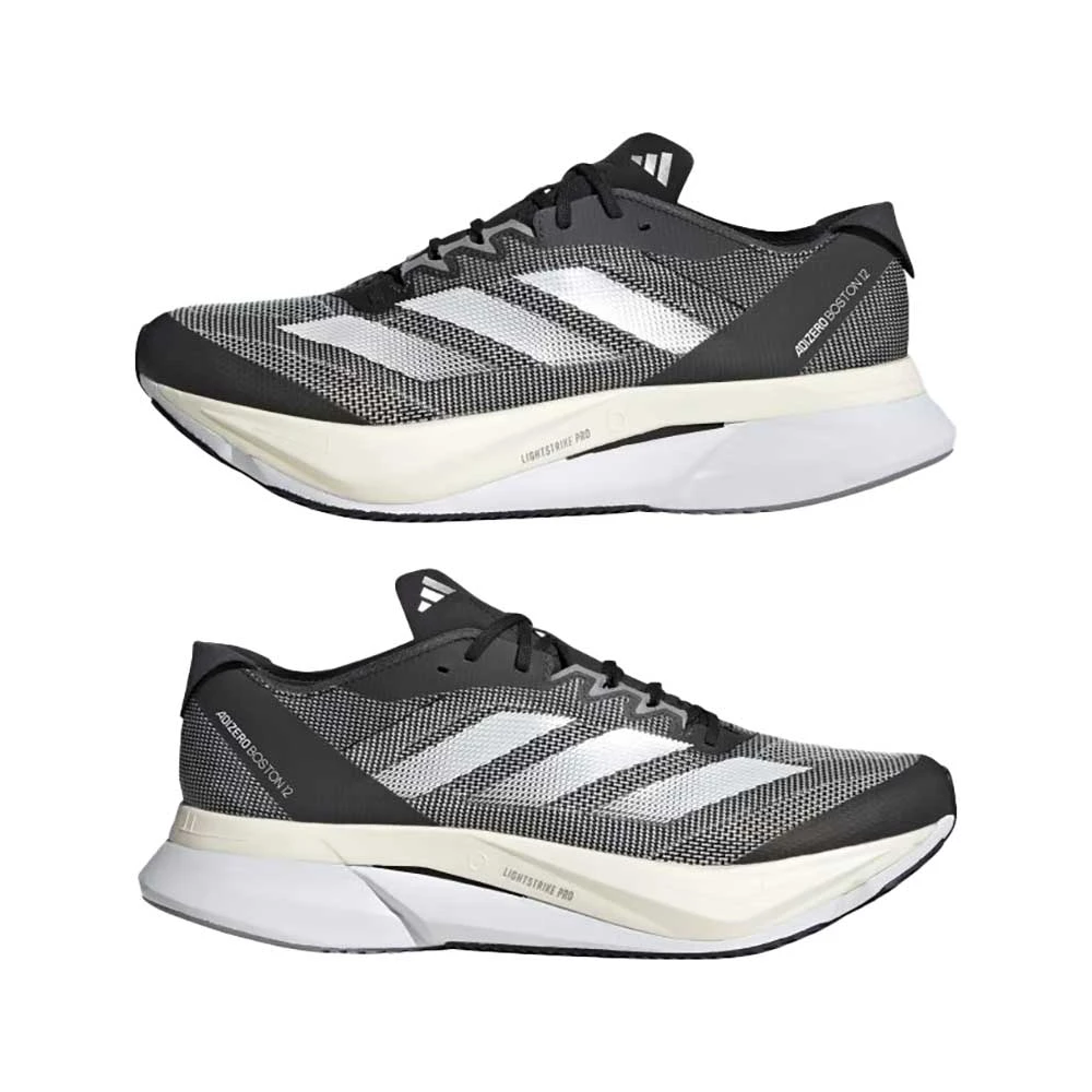 ADIDAS Men's Adizero Boston 12 Running Shoe - Core Black/FTWR White/Carbon - Regular (D) 6 ADIDAS Men's Adizero Boston 12 Running Shoe - Core Black/FTWR White/Carbon - Regular (D) - Image 6